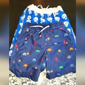 Gap boys swim trunks 2pak small